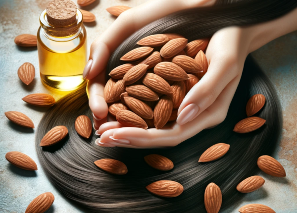 almond benefits for hair