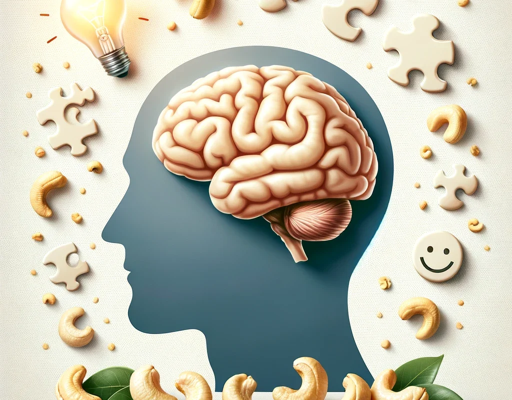 benefits of cashew for brain