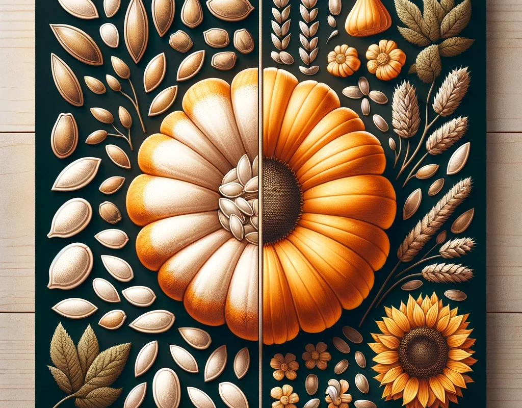 Pumpkin Seeds vs. Sunflower Seeds