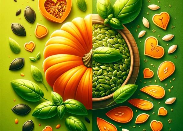 Pumpkin vs Basil Seeds