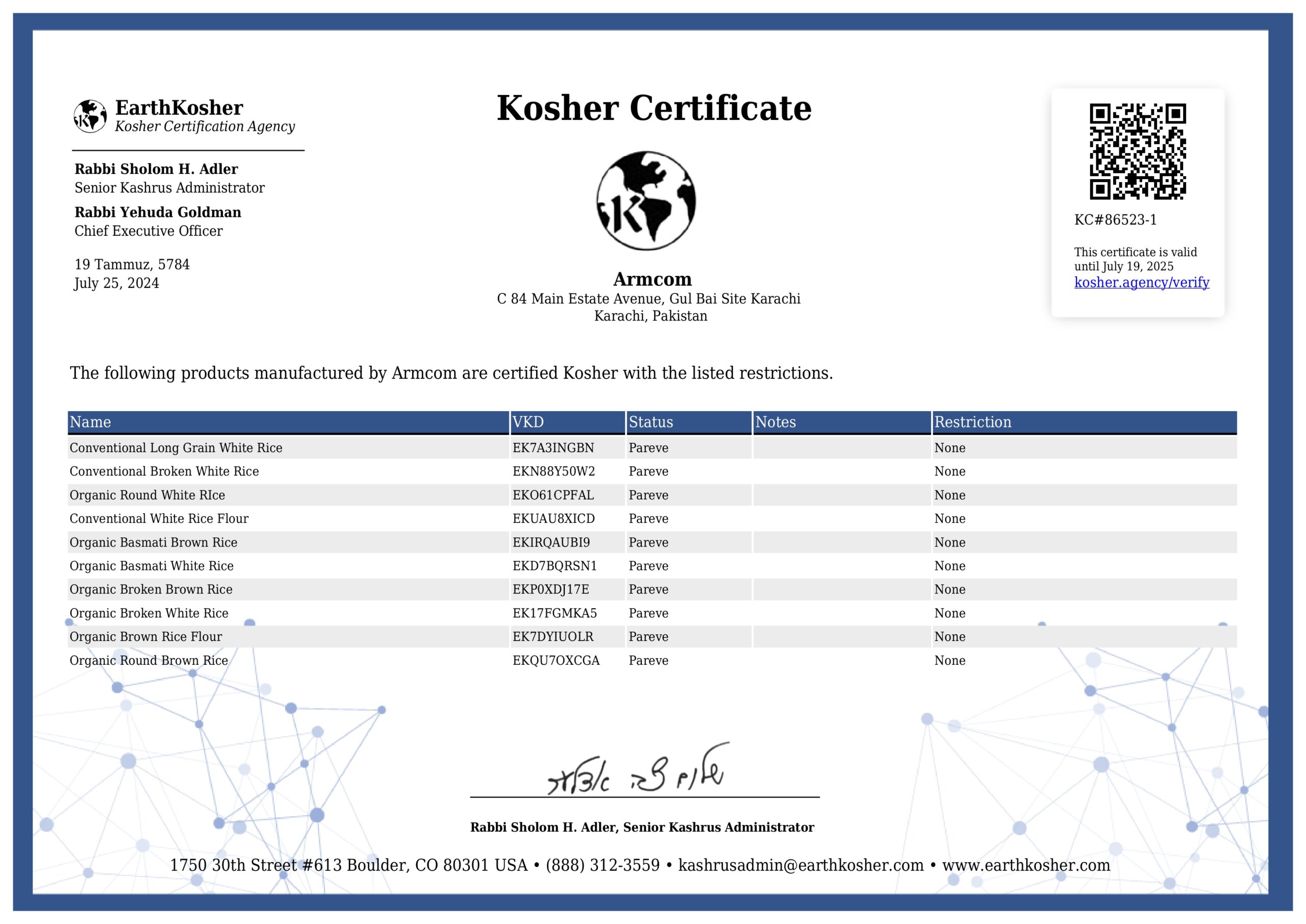 Kosher Certificate (Updated Rice & Rice Flour)_page-0001